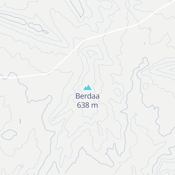 Map of Berdaa