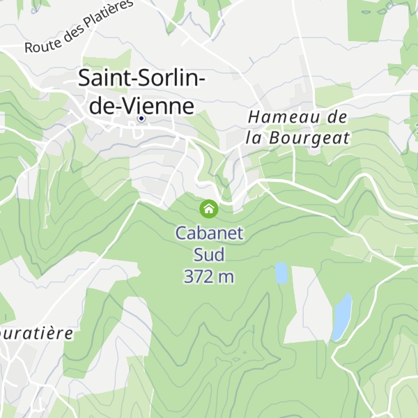 Map of Cabanet Sud