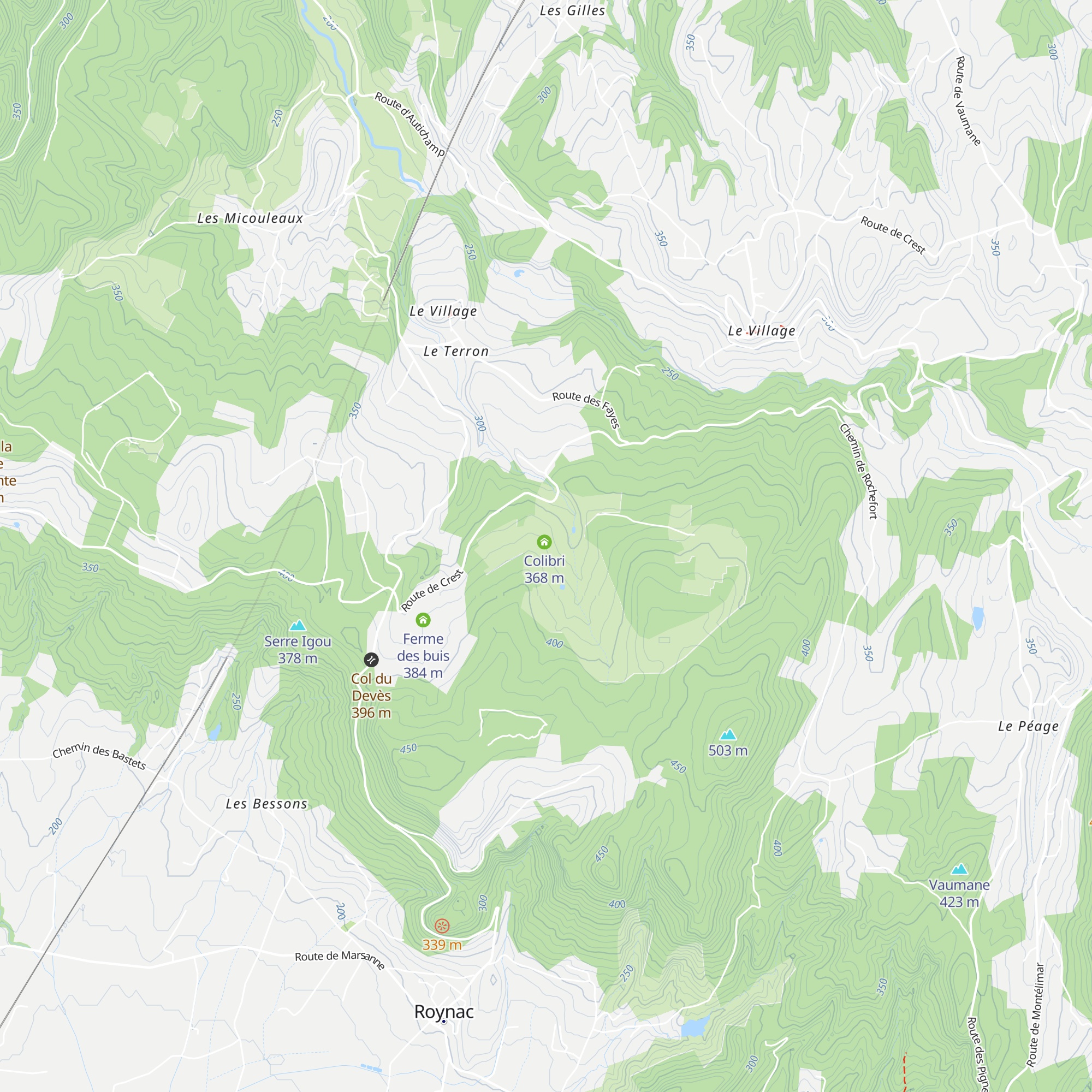 Rainette map