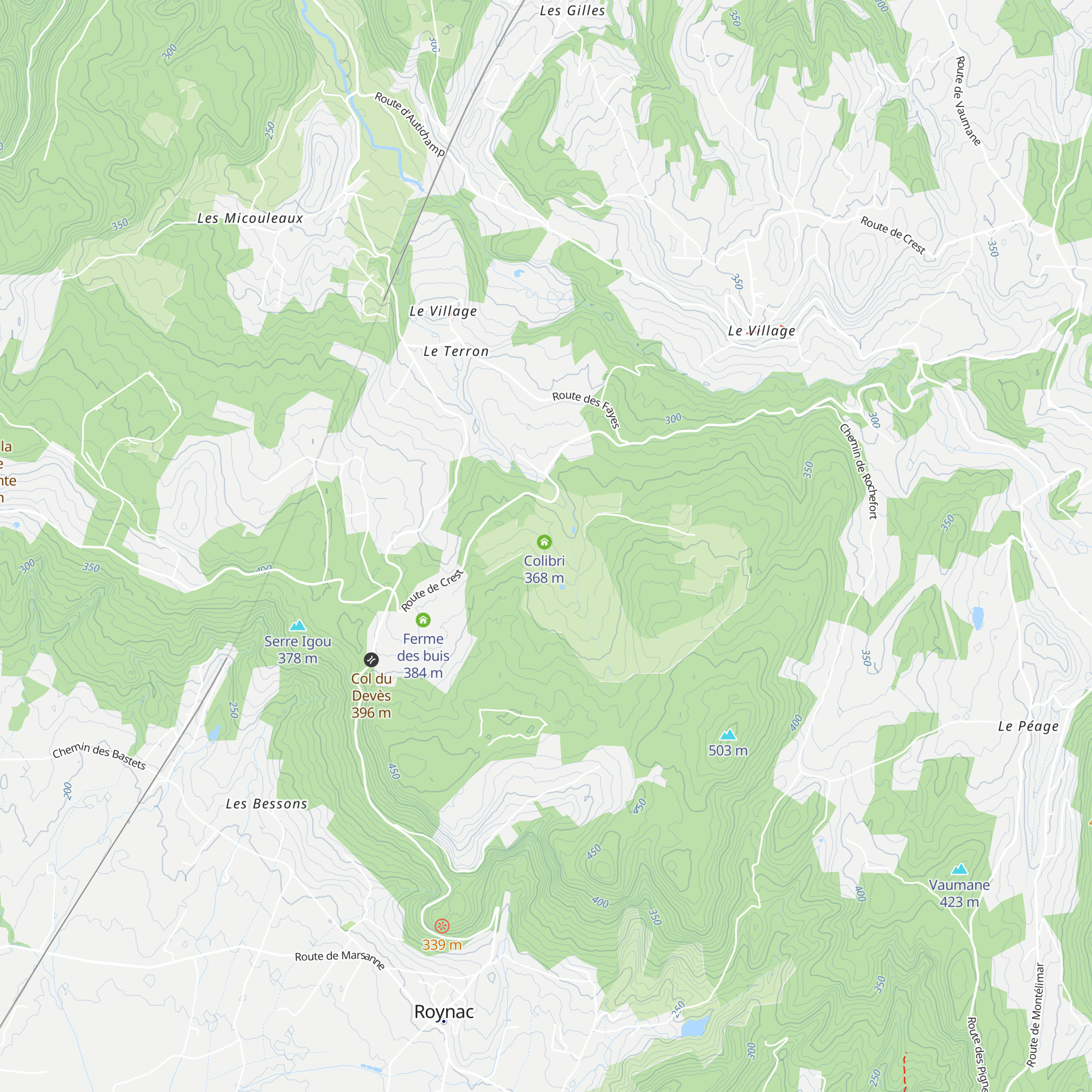 Rainette map