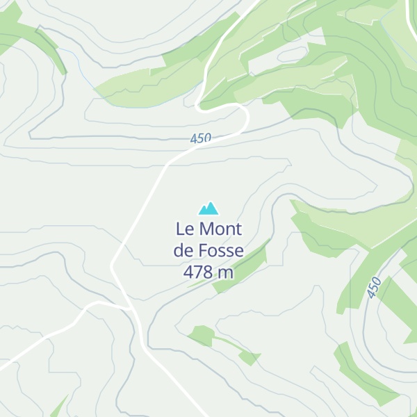 Map of Le Mont de Fosse