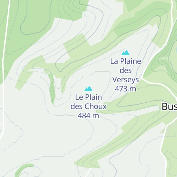 Map of Le Plain des Choux