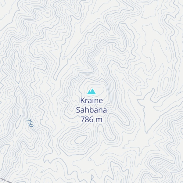 Map of Kraine Sahbana