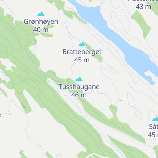Map of Tusshaugane