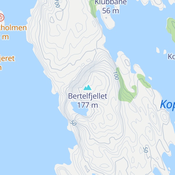 Map of Bertelfjellet