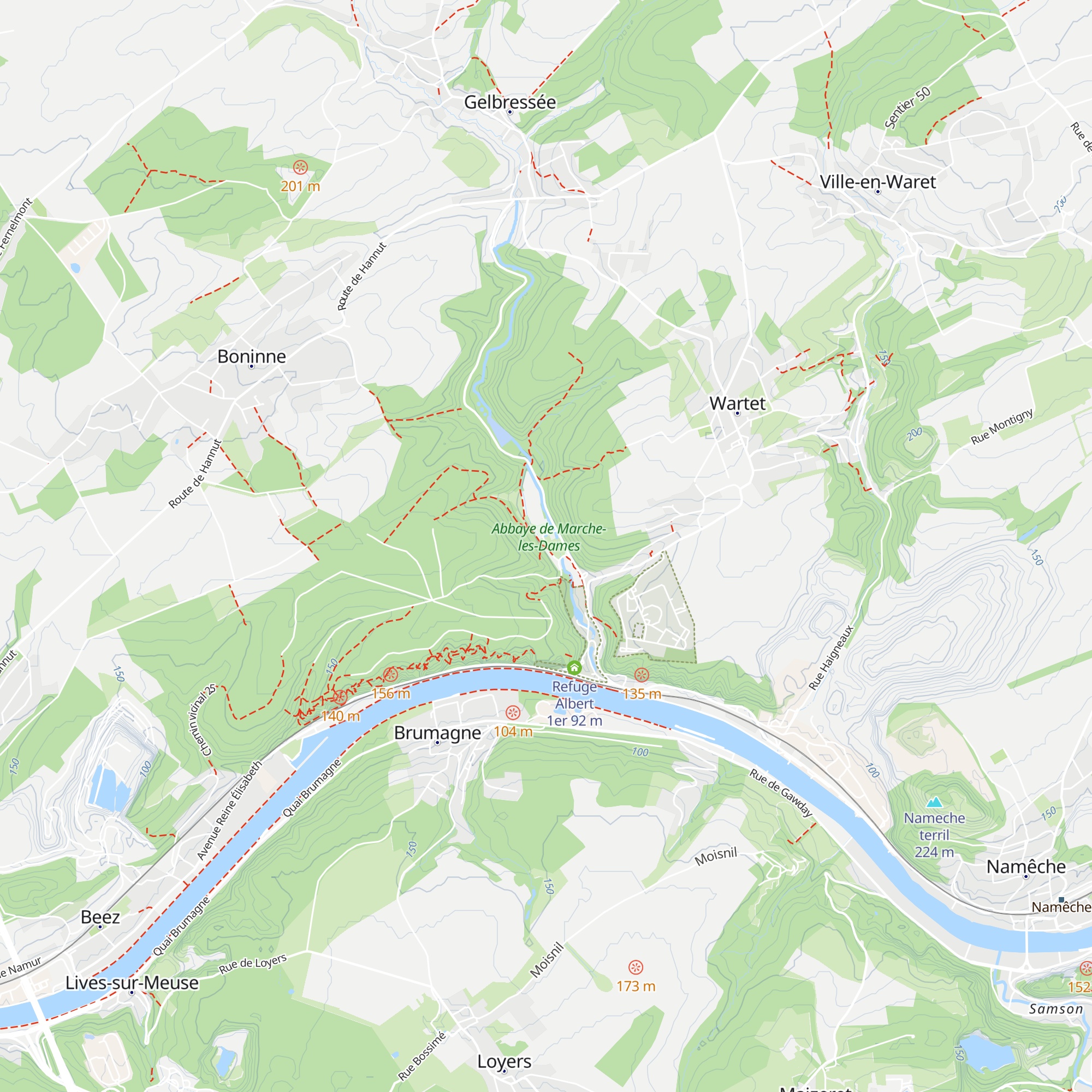 Gîte la Porterie map