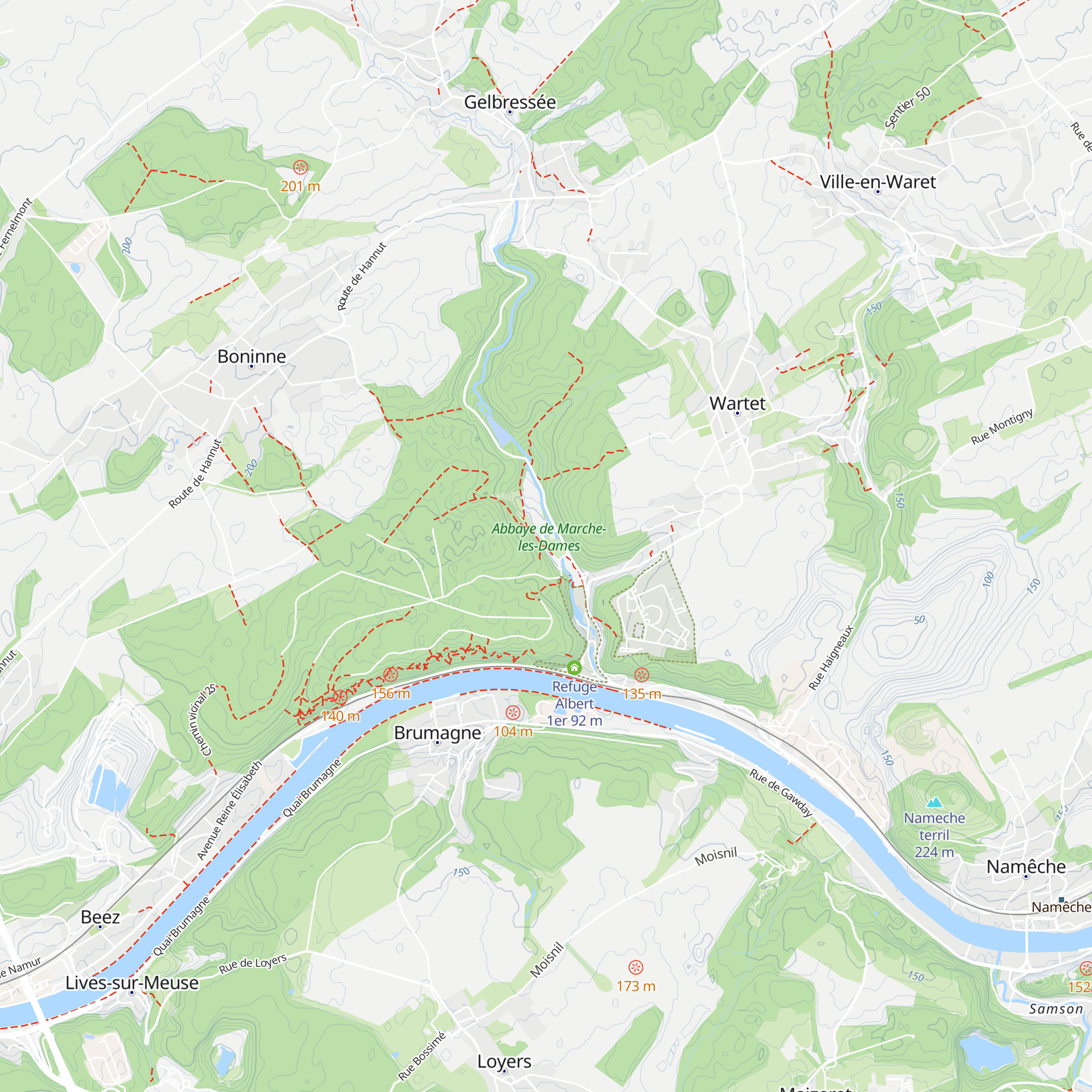 Gîte la Porterie map