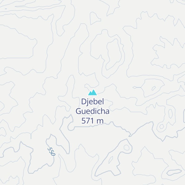 Map of Djebel Guedicha