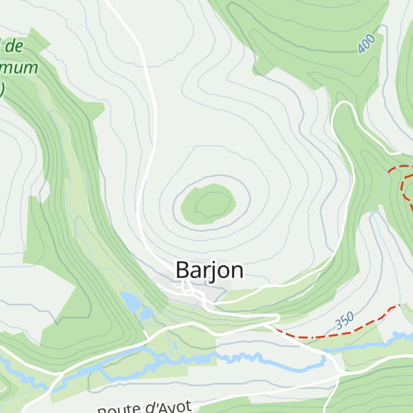 Map of Mont Mercure