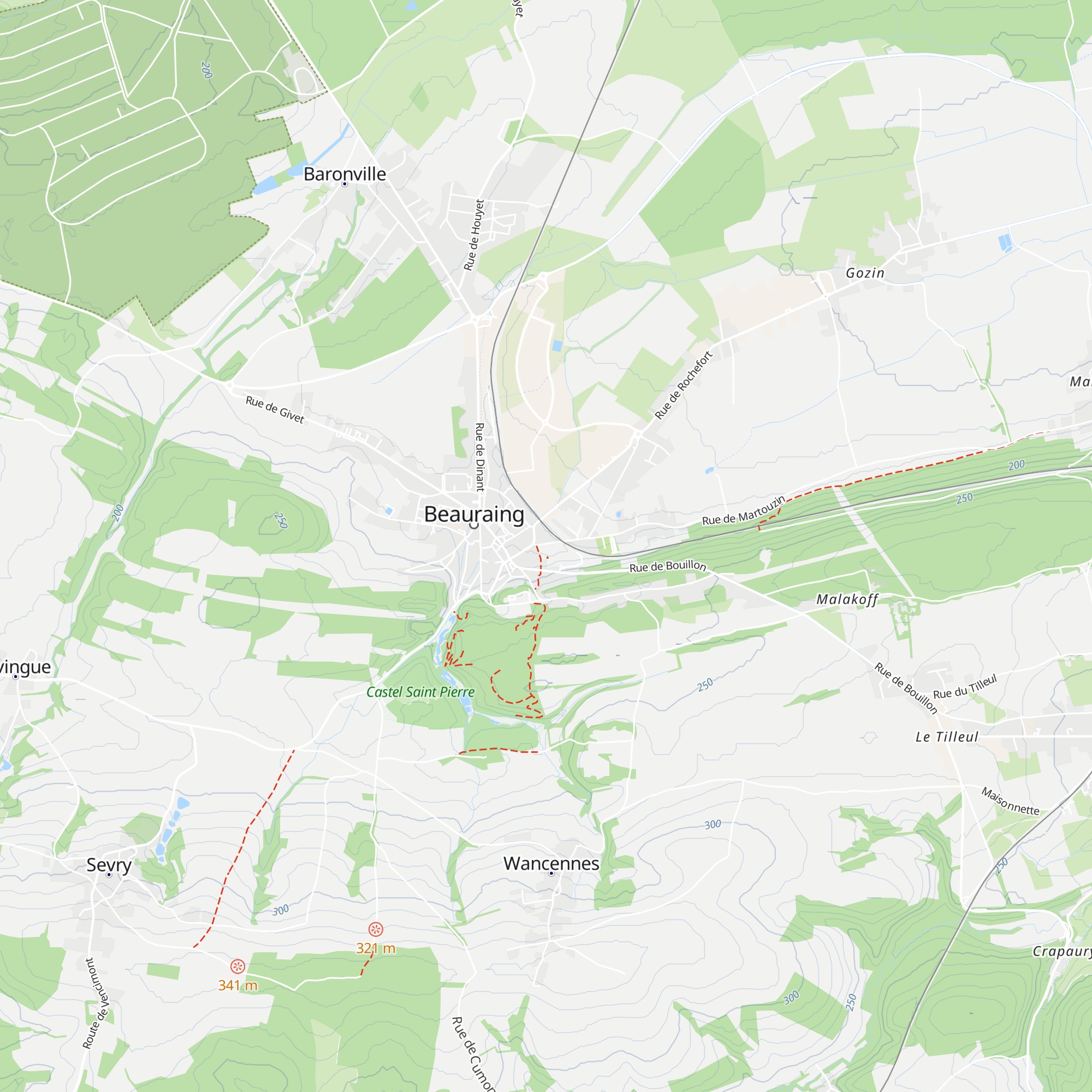 Information des Pélérinages map