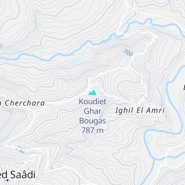 Map of Koudiet Ghar Bougas