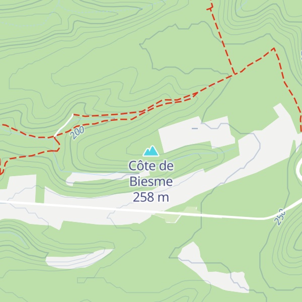 Map of Côte de Biesme