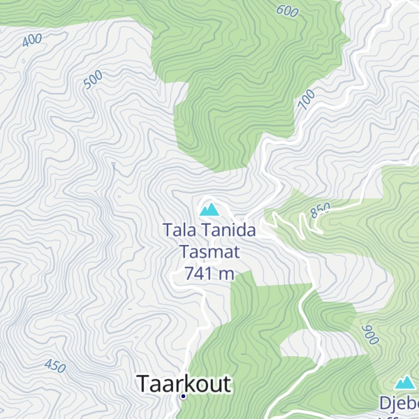 Map of Tala Tanida Tasmat