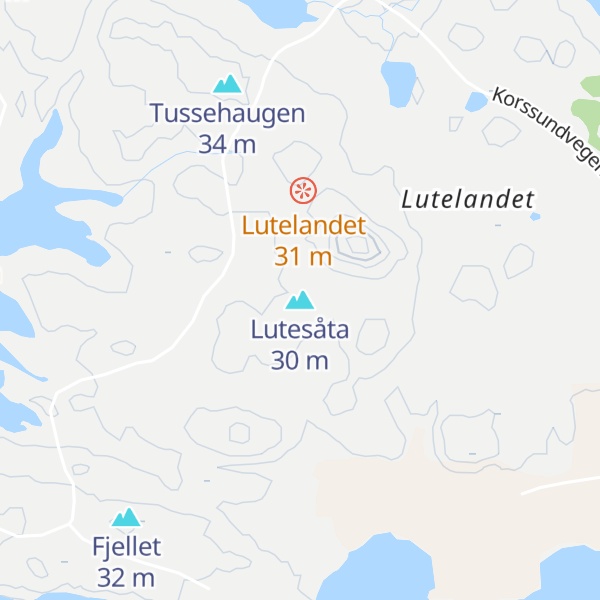 Map of Lutesåta