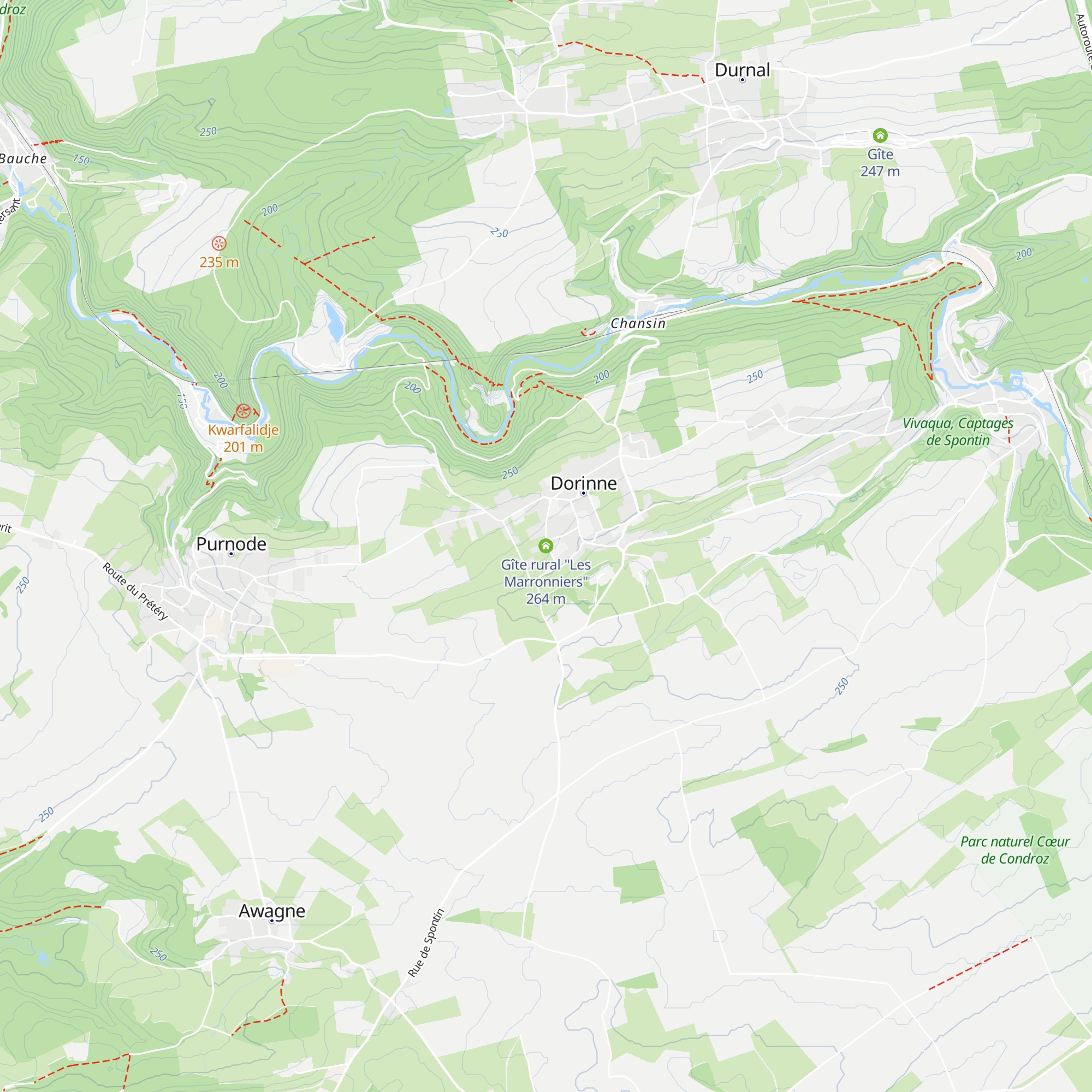 Gîte rural "Les Marronniers" map