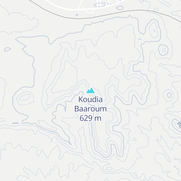 Map of Koudia Baaroum