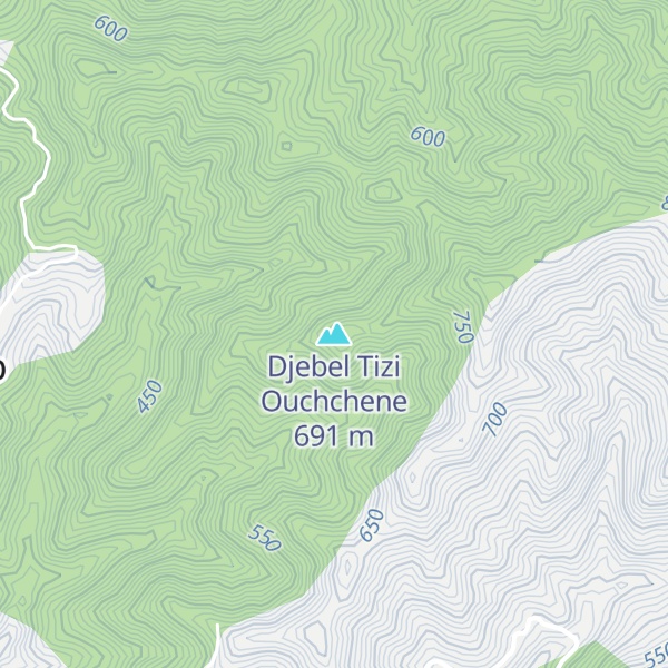 Map of Djebel Tizi Ouchchene