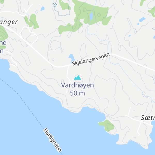 Map of Vardhøyen