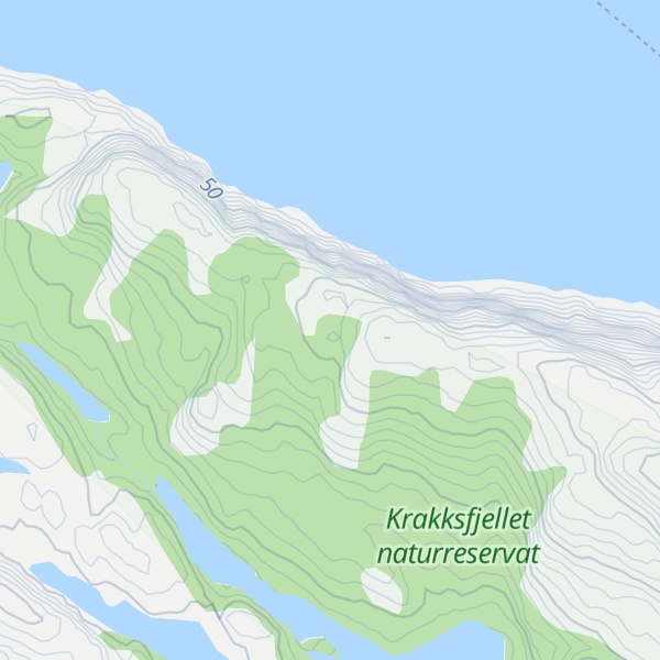 Map of Rotveltene