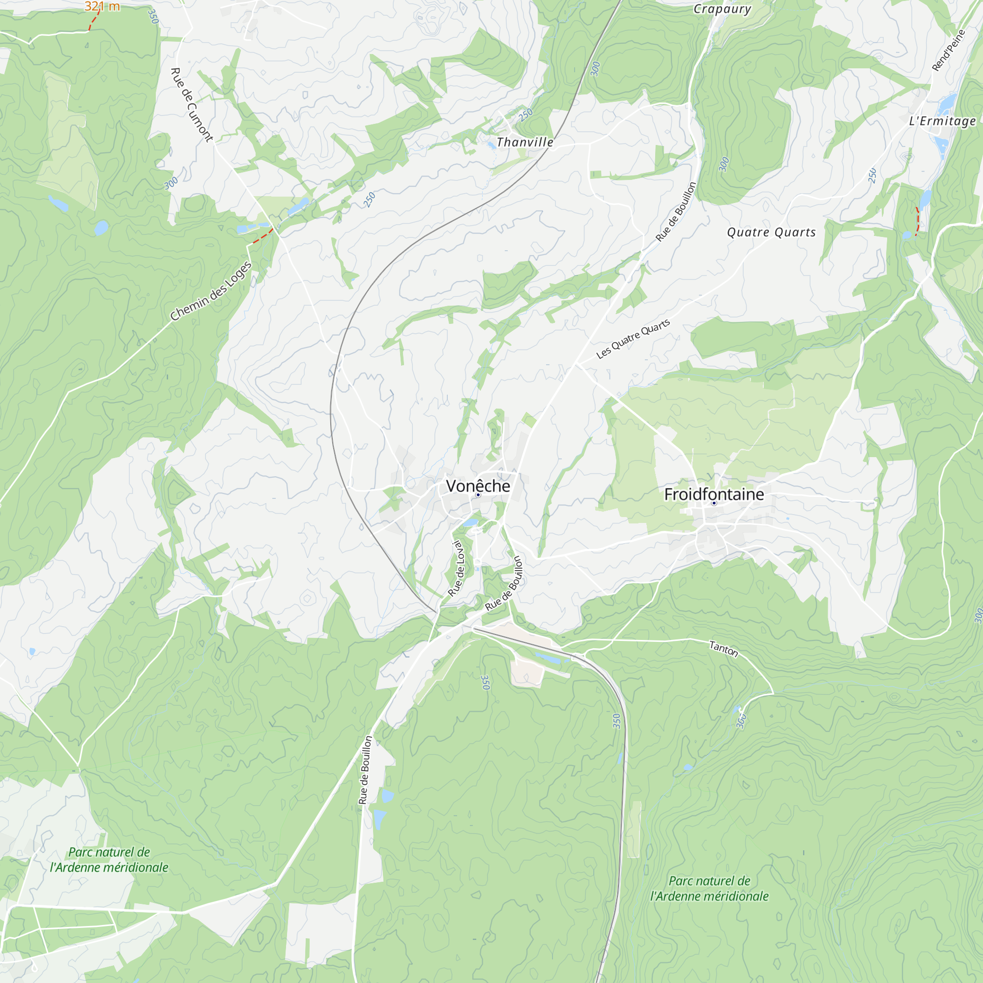 Gîte Ecole des filles map