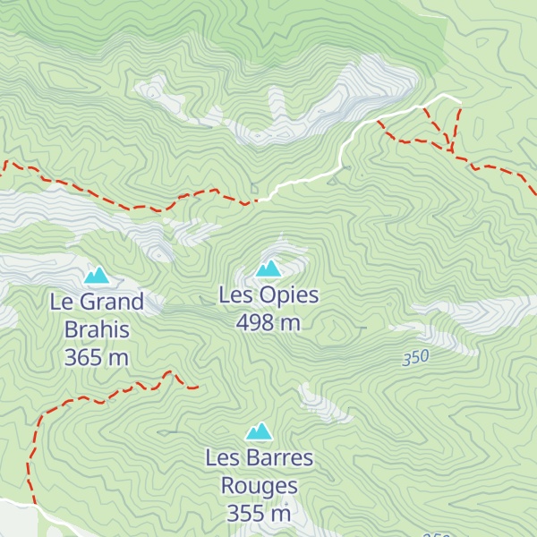 Map of Les Opies