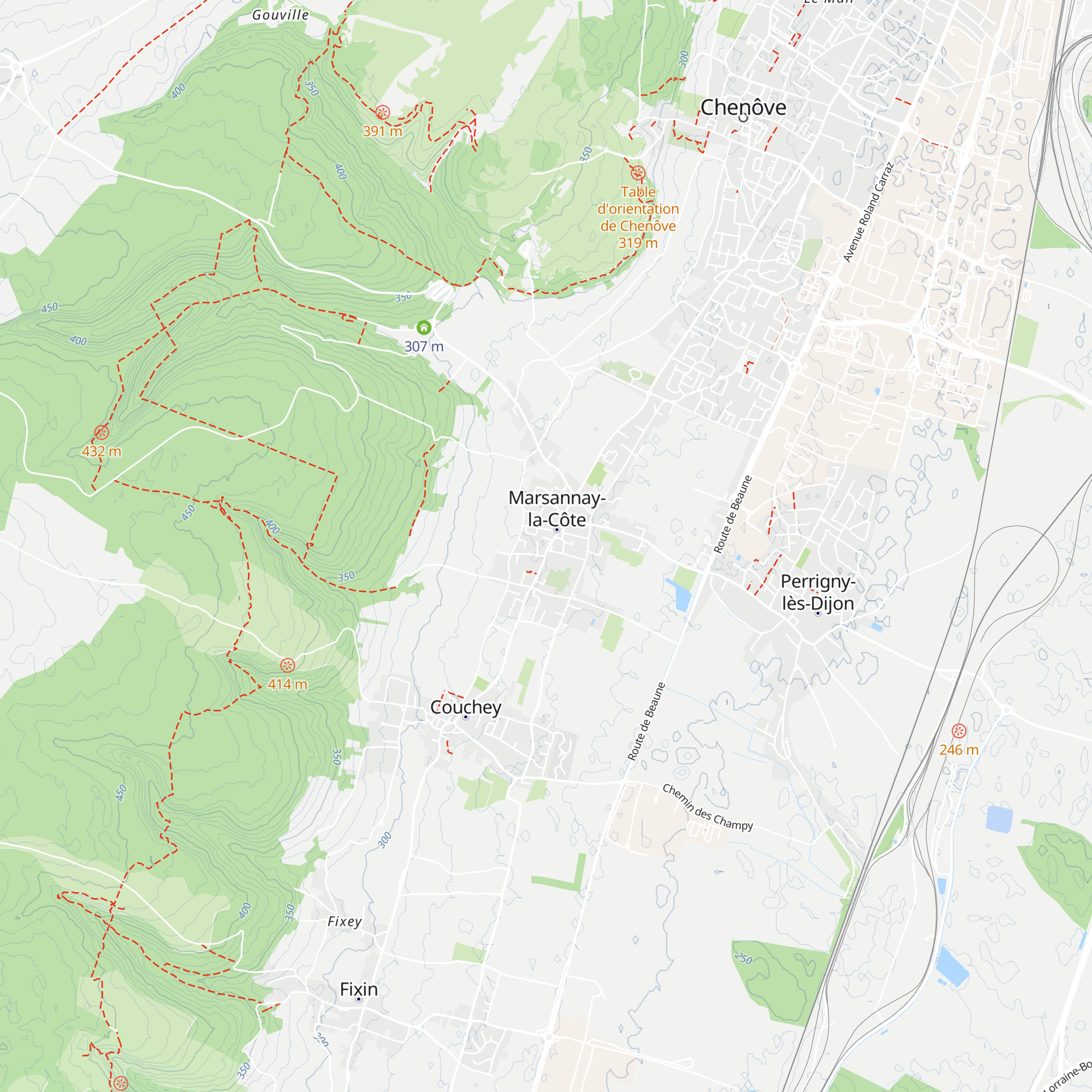 Office de Tourisme de Dijon Métropole - BIT de Marsannay-la-Côte map