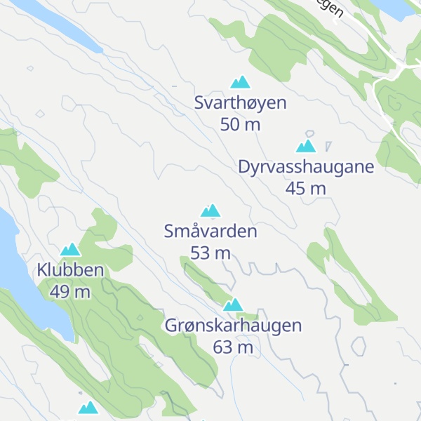 Map of Småvarden