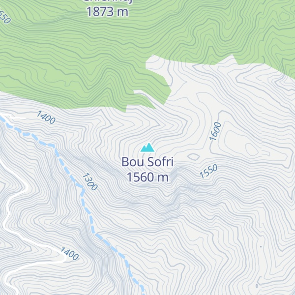 Map of Bou Sofri