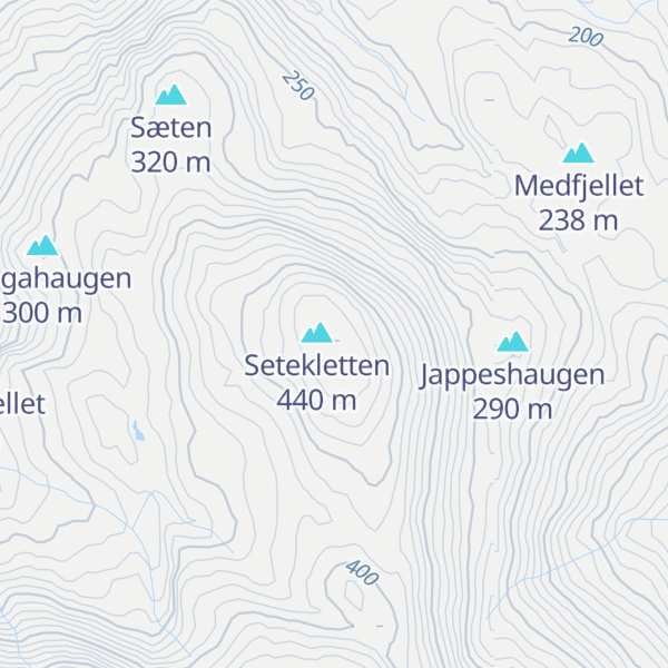 Map of Grønelia