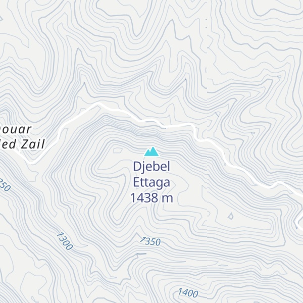 Map of Djebel Ettaga