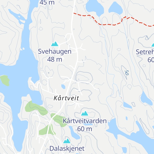 Map of Tussen