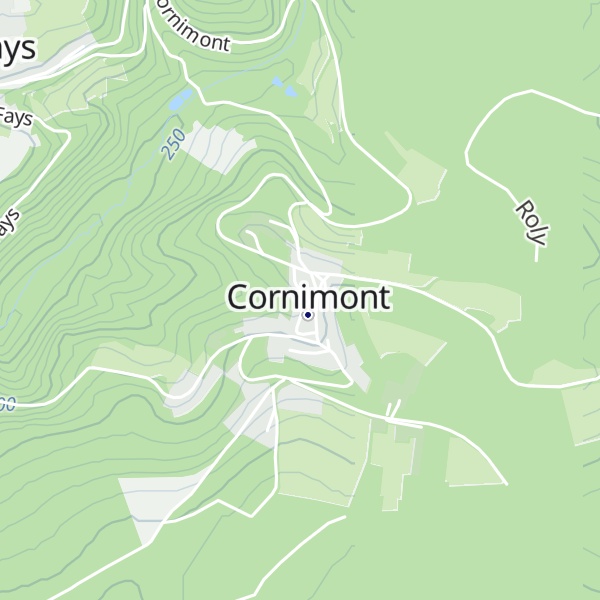 Map of Gîte Kaleo Cornimont