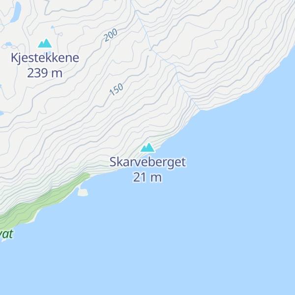 Map of Skarveberget