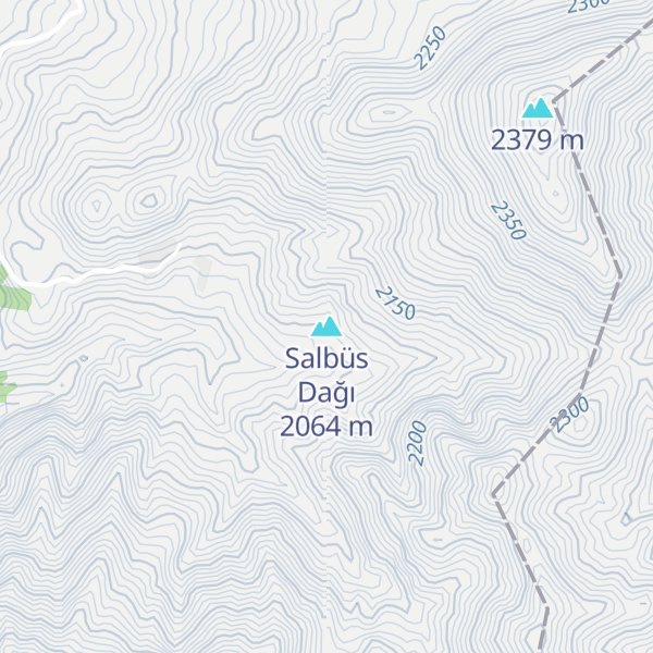 Map of Salbüs Dağı