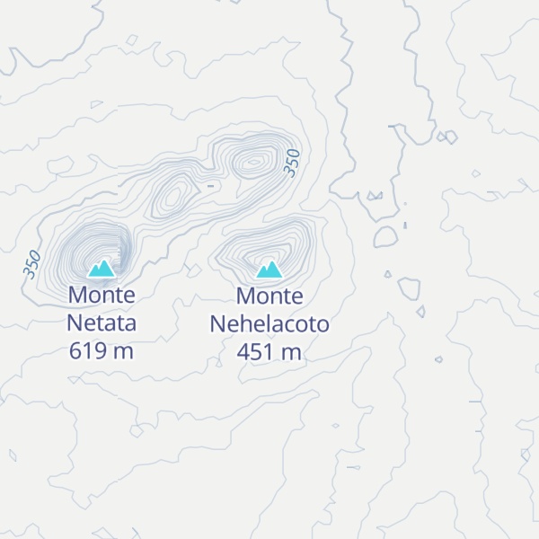 Map of Monte Nehelacoto