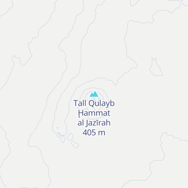 Map of Tall Qulayb Ḩammat al Jazīrah