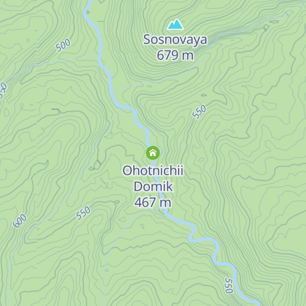 Map of Ohotnichii Domik