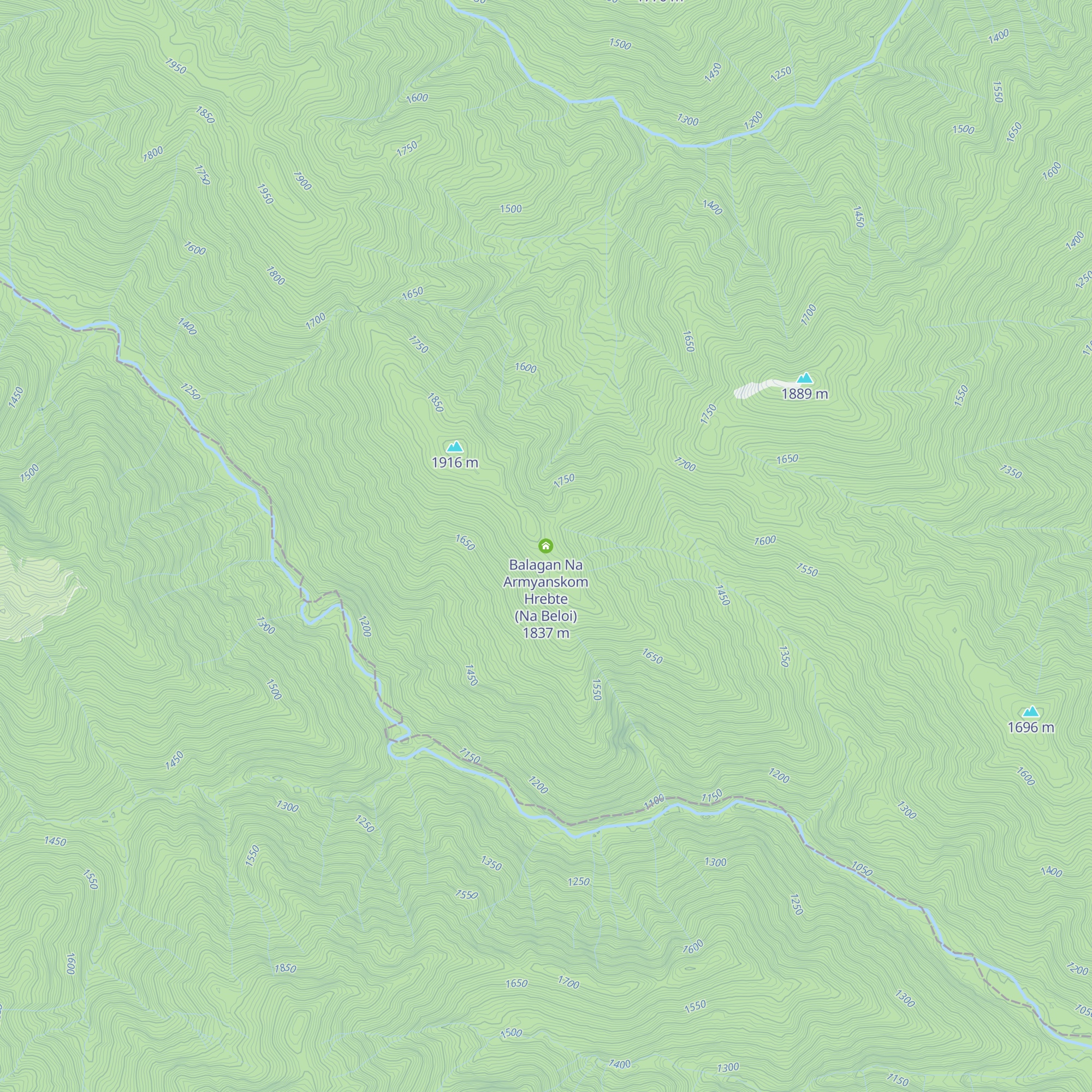Balagan Na Armyanskom Hrebte (Na Beloi) map