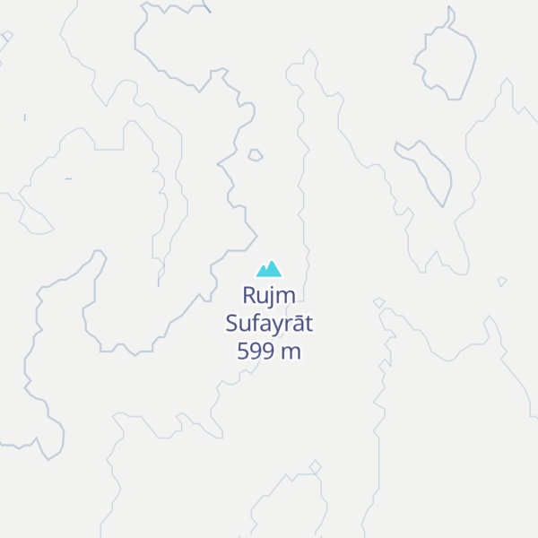 Map of Rujm Sufayrāt