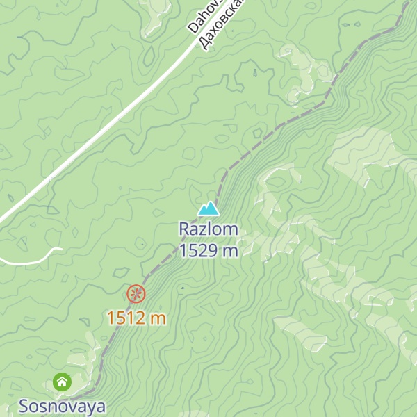 Map of Razlom