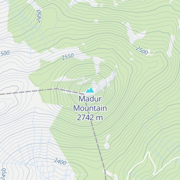 Map of Madur Mountain