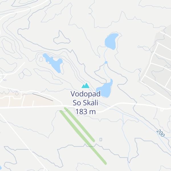 Map of Vodopad So Skali