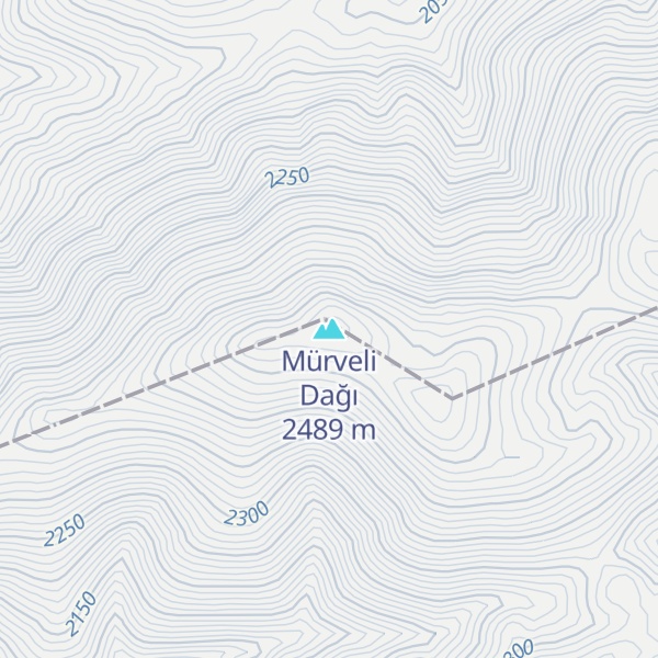 Map of Mürveli Dağı