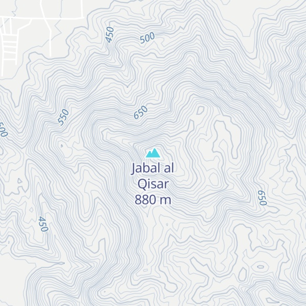 Map of Jabal al Qisar