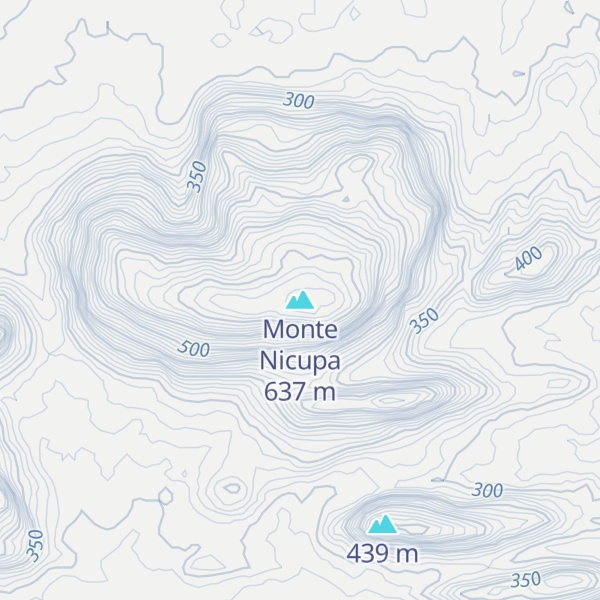 Map of Monte Nicupa