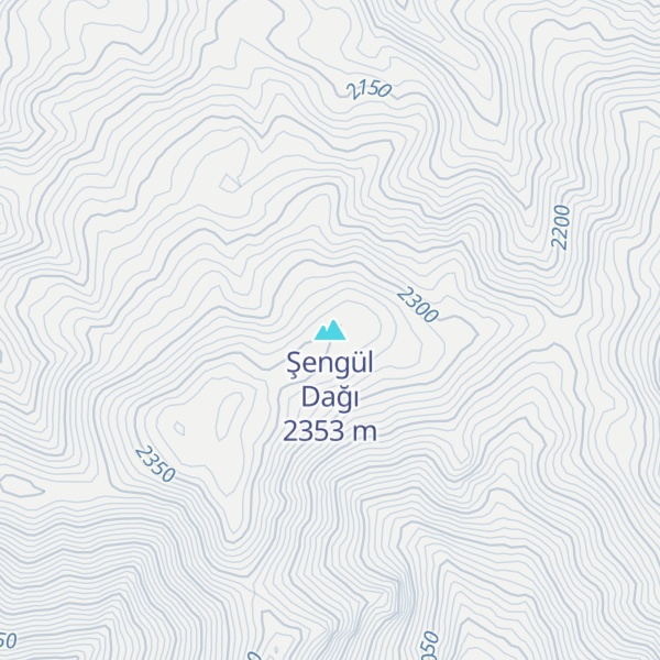 Map of Şengül Dağı