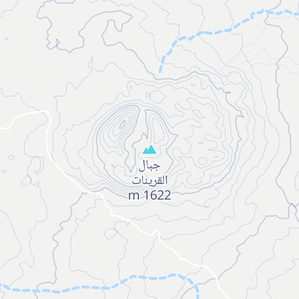 Map of جبال القرينات