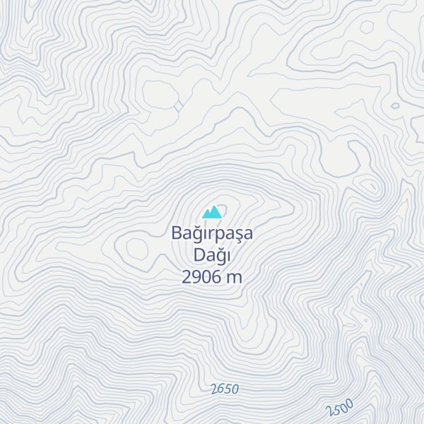 Map of Bağırpaşa Dağı