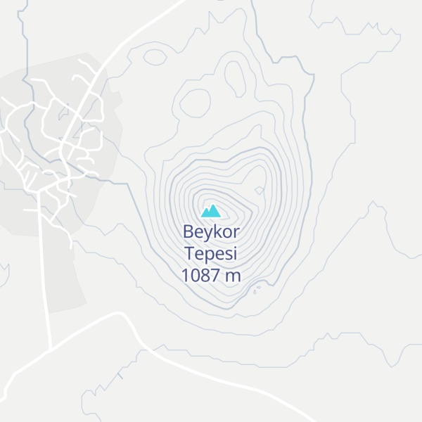 Map of Beykor Tepesi