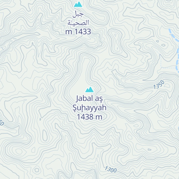 Map of Jabal aş Şuḩayyah